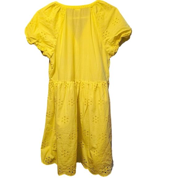 Peyton & Parker Neon Yellow Eyelet Mini Dress - Picture 2 of 5